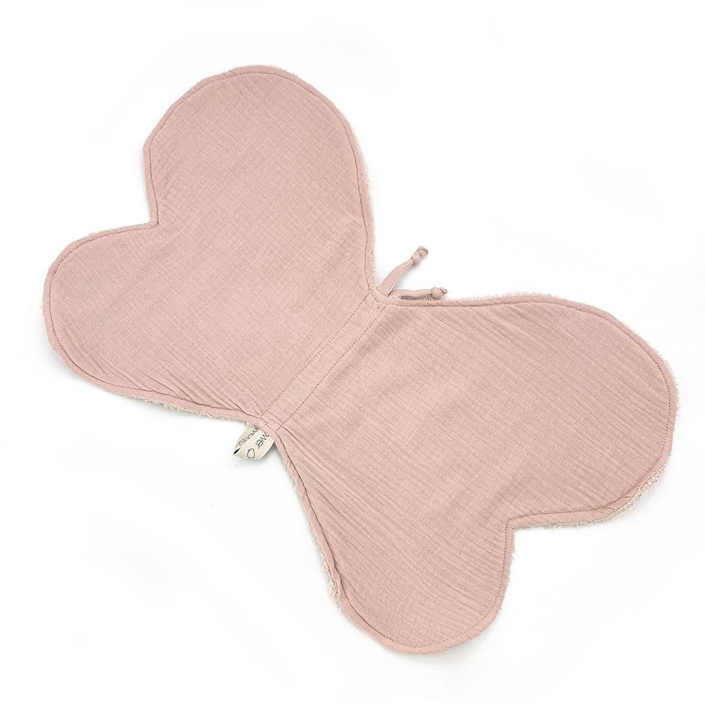BABYSHOWER – Serviette pour épaule Butterfly nude powder