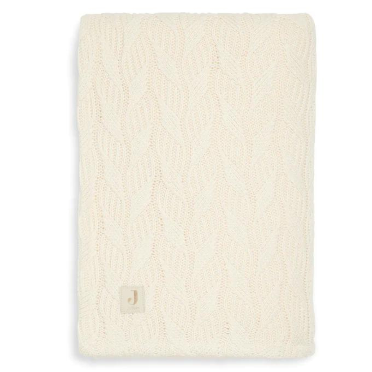 JOLLEIN – Couverture 75×100 spring knit ivoire