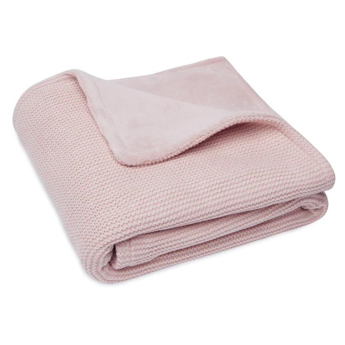 JOLLEIN – Couverture 75×100 knit rose pâle