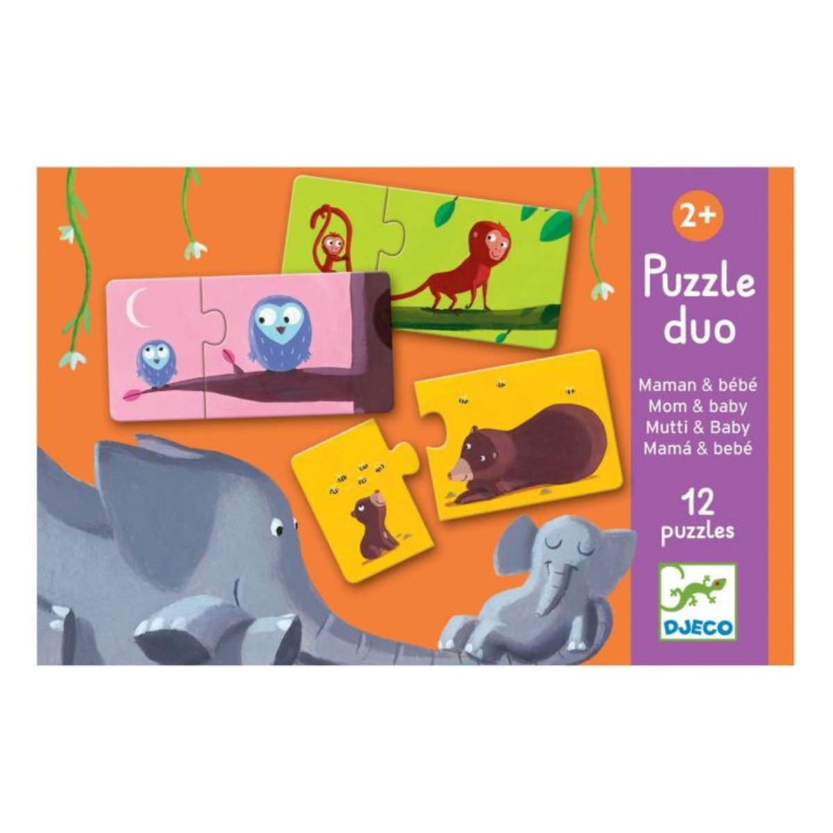 Djeco – Puzzle duo bébé et maman
