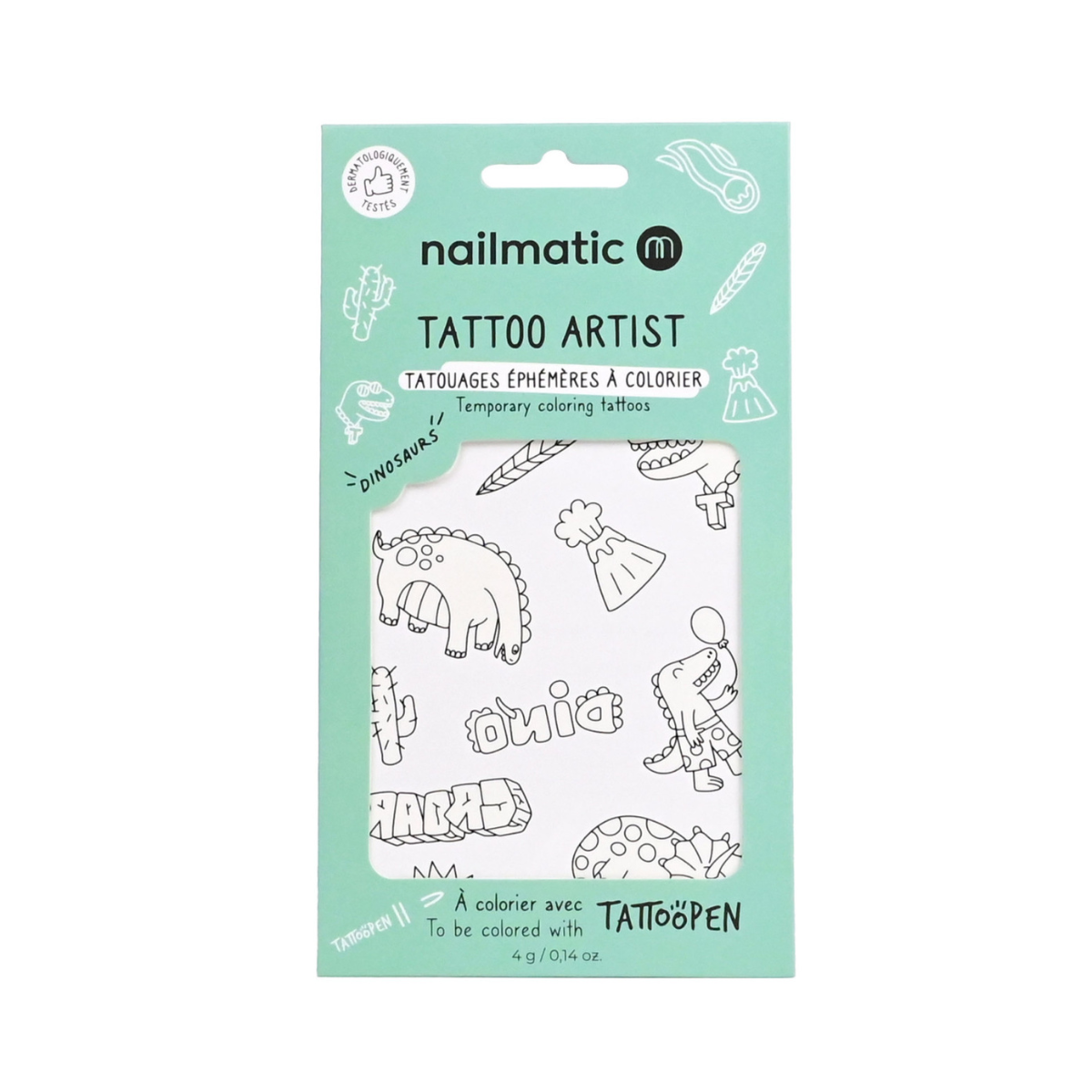Nailmatic – Tattoo artist dinosaures