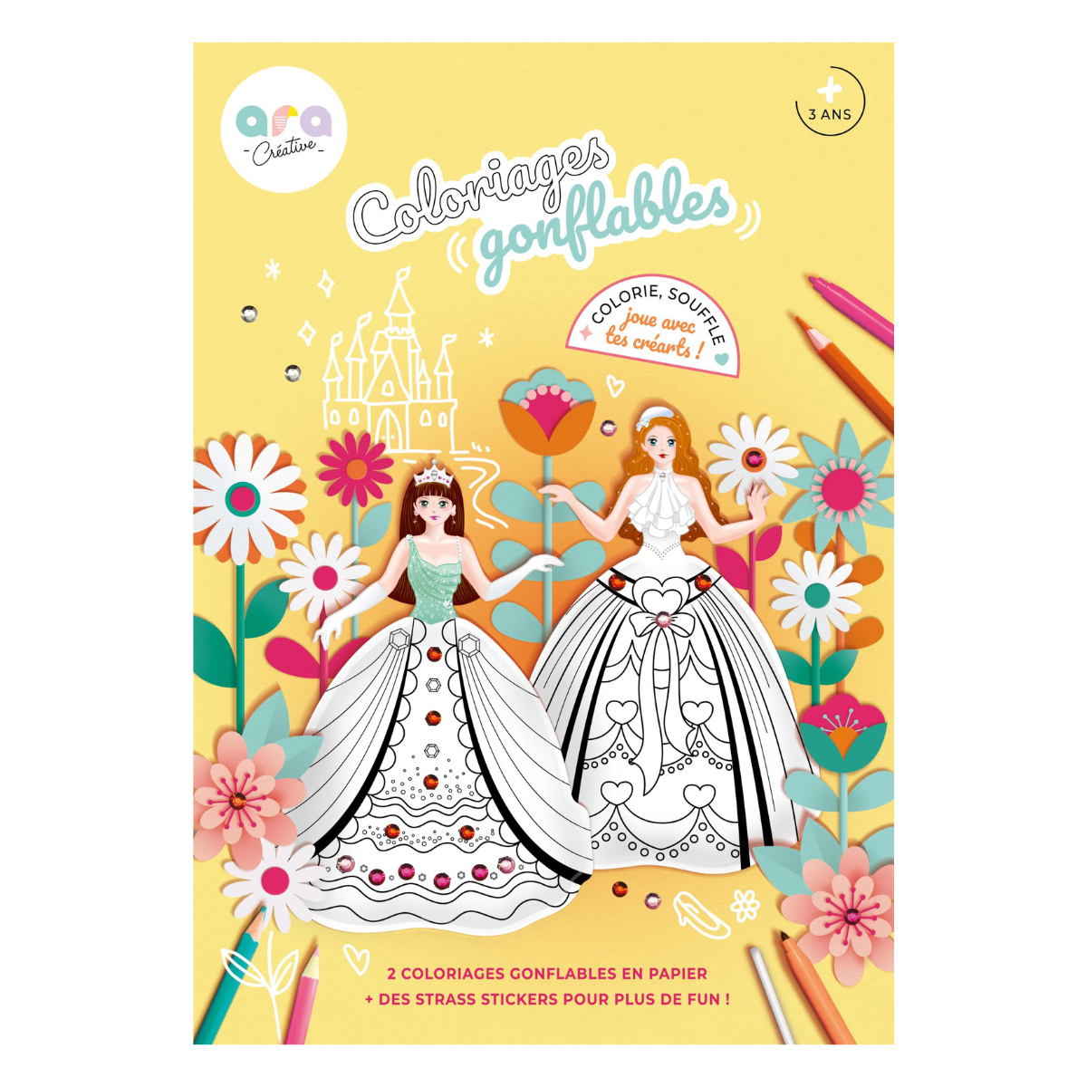 Ara – Coloriage gonflable Princesses