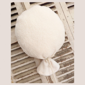 Tête de lylotte – Ballon boucle Blanc